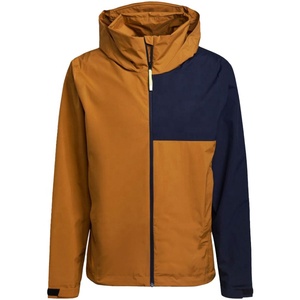 Chaqueta de lluvia impermeable transpirable de calidad superior con bloqueo de colores contrastantes para hombre, chaqueta de invierno de secado rápido - Product Image 1