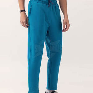 Pantalon décontracté taille haute personnalisé pour hommes surdimensionné en coton taille élastique droite style streetwear teint uni prix raisonnable - Product Image 4