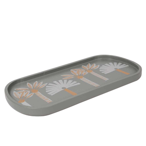 Decoración de vajilla de estilo único, bandeja de Metal para servir de Metal con acabado verde, producto de Venta caliente, bandeja para servir dulces o alimentos - Product Image 4