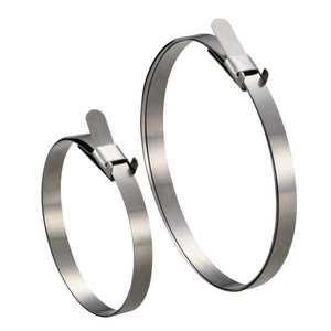 Collier de serrage pour soufflet de cardan droit en acier inoxydable 430, type interlock, pour joint homocinétique à extrémité libre, taille 740 mm, pour performance améliorée - Product Image 1