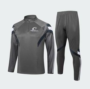 Ensemble survêtement homme en polyester sublimé de haute qualité, pantalon de survêtement et veste à capuche en deux pièces pour l'hiver - Product Image 3