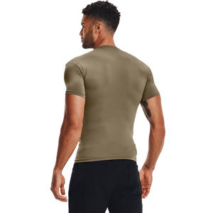 Vêtements de sport pour hommes personnalisés, 100% coton, séchage rapide, manches courtes, impression, t-shirts de compression athlétiques, écologiques - Product Image 2