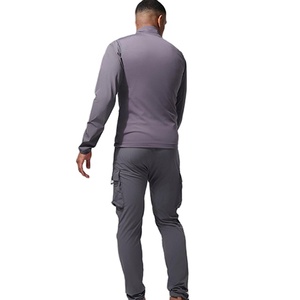 Pantalones Deportivos para Hombre, Diseño Nuevo, Multibolsillos, Corte Ajustado, Elásticos, 100% Poliéster, Cómodos para Entrenamiento y Gimnasio - Product Image 3