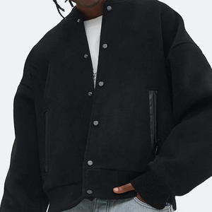 All Size High Quality Fashionable <b>Men</b> Baseball Wool Body <b>Letter</b> <b>Men</b> Varsity <b>Jackets</b> Wholesale Price - Product Image 2