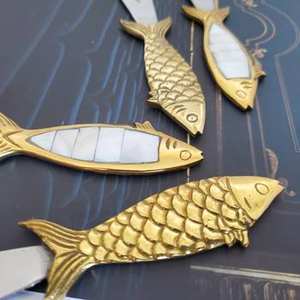 Ensemble de spatules à fromage en acier inoxydable avec finition noire élégante couverts élégants pour la maison de mariage et le service au restaurant - Product Image 6