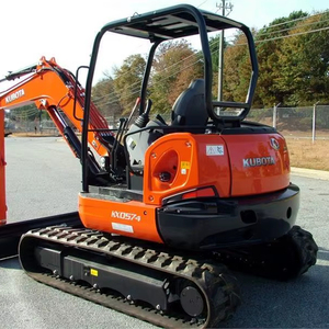Coupleur rapide réutilisé de force de creusement élevée diesel d'excavatrice de la KX057-4 47.6HP 5.5 tonnes de Kubota pour l'aménagement de construction et les utilités - Product Image 1
