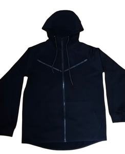 Conjunto de chándal reflectante de 3m con logotipo personalizado de etiqueta privada para hombre, conjunto de chándal, chándal de algodón transpirable ajustado con cremallera para hombre - Product Image 1