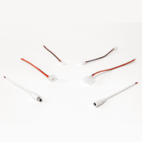 Offre Spéciale connecteur de bande de LED à 2 broches pour bande de LED néon flexible 8x16 12V connecteurs électriques sans soudure accessoires de connecteur