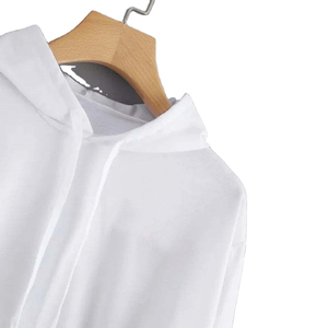 Nouveau Top Court à Capuche Tricoté à Manches Longues et Coupe Oversize pour Femme – Tendance Actuelle et Simple – Vente Flash - Product Image 4