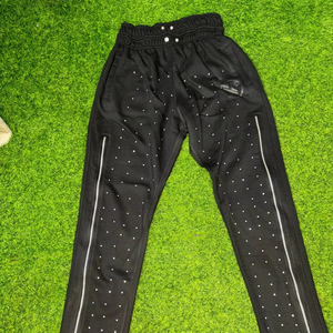 Pantalon de survêtement évasé pour homme personnalisé, délavé à l'acide, en toile vintage, style jogger délavé au soleil, taille élastique, séchage rapide - Product Image 1