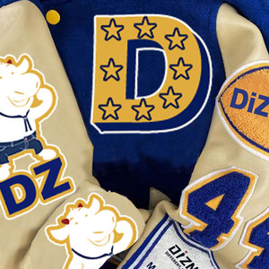 Wholesale Men's XS Size Canvas Varsity Jacket Breathable PU Leather Stand Collar Custom Embroidered Baseball Letterman Jacket - Product Image 3