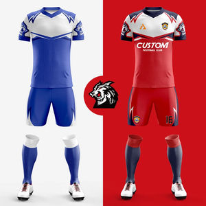 Traje de fútbol para niños, camiseta de fútbol de entrenamiento para hombres, camiseta de manga corta para adultos, uniforme personalizado, camiseta de fútbol - Product Image 4