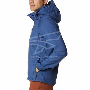 แจ็กเก็ตกันน้ำสำหรับผู้ชายเสื้อแจ็คเก็ตผ้านิ่มสำหรับผู้ชายดีไซน์ใหม่สไตล์คลาสสิก - Product Image 3