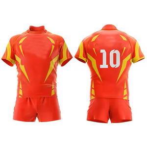 Uniforme de Rugby Transpirable de Secado Rápido de Alta Calidad 2025, 100% Poliéster, en Venta, Fabricante, Precios Económicos al por Mayor - Product Image 5