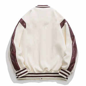Blouson universel personnalisé style motard vintage streetwear décontracté, coupe universitaire, pour l'extérieur, écologique et respirant - Product Image 5
