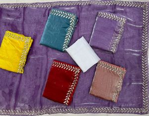 El último diseñador tradicional de Bollywood, Sari elegante de seda étnica, moda india, última moda, ropa de fiesta exclusiva para adultos - Product Image 6