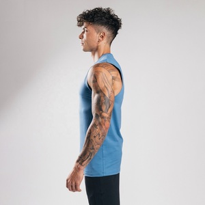 Débardeur Stringer en coton de haute qualité pour hommes à vendre Chemise musculaire avec logo personnalisé OEM - Product Image 2