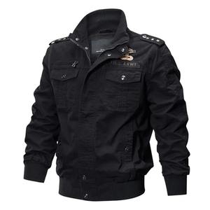 Veste tactique en polaire coupe-vent pour homme, col montant, broderie en cuir véritable, plusieurs poches, décontractée, pour le travail en extérieur - Product Image 6
