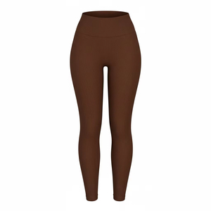 Pantalones de yoga de compresión de cintura alta al por mayor para mujer, leggings deportivos de compresión, pantalones de yoga de compresión. - Product Image 6