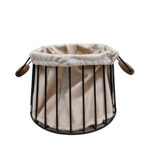 Latest Decorative Storage Containers <b>Cloth</b> & Iron Round Wire Bowl Nickel Plated <b>Silver</b> Color Fruit Bow in Bulk - Product Image 5