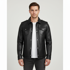 Listo para enviar Chaqueta de moto de cuero clásica para hombres y mujeres Chaquetas personalizadas OEM de cuero de vaca y oveja de estilo Retro Vintage - Product Image 5