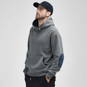 Top marque Essentials hommes sweats à capuche pull flocage foncé avoine Stretch surdimensionné sweats à capuche chemises coton mélangé hommes pantalon à capuche - Product Image 3