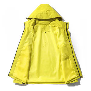 แจ็คเก็ตกันฝนสำหรับผู้ชายเสื้อแจ็กเก็ตกันฝนมีขนาดพิเศษระบายอากาศได้ดีมีการป้องกันสูง - Product Image 3