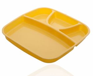 Assiettes de service en plastique carrées à 4 compartiments pour la restauration hôtelière et la vente en gros à domicile - Product Image 5