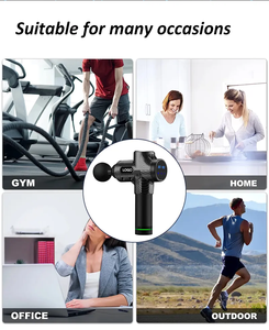 LJ Factory Ajustable Potente Vibración Percusión de tejido profundo Relax Muscle Booster Pistola de masaje Logotipo personalizado y etiqueta privada - Product Image 2