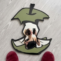 Miroir en acrylique incassable personnalisé en gros, miroir mural auto-adhésif, décoration intérieure, cadeaux