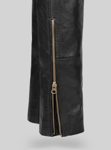 Pantalones de cuero de longitud regular de alta calidad 100%/pantalones de cuero hechos de tela de secado rápido de calidad superior - Product Image 5