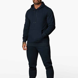 2025 hommes décontracté coton polaire brodé pull à capuche sweats à manches longues hiver avec cordon col vente chaude - Product Image 3