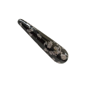 Pha Lê Wand Bông Tuyết Obsidian Wand Cho Phụ Nữ Kegel Tập Thể Dục Cơ Thể Tự Nhiên Và Chữa Bệnh Pha Lê Yoni Massage Wand Bán Buôn - Product Image 5