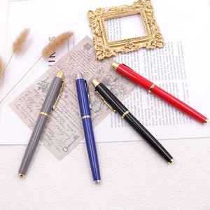 Coffret cadeau stylo en métal de qualité supérieure avec stylo à bille et stylo gel écriture lisse idéal pour les étudiants de bureau et les cadeaux - Product Image 3