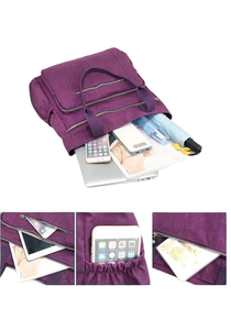 Sac fourre-tout léger et étanche pour femmes Sac à main à fermeture éclair de grande capacité pour la natation et les affaires du Vietnam - Product Image 6