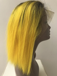Single Donor Straight <b>Silky</b> 13x4 HD Transparent Frontal Cuticle Aligned Unprocessed Remy Virgin Human Hair Machine Double Weft - Product Image 4
