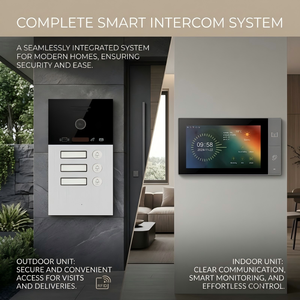 Tuya Smart Doorbell Camera <strong>System</strong> with Touch Screen Monitor Wired <strong>Video</strong> Intercom for Home Villa Apartment Security - Product Image 3