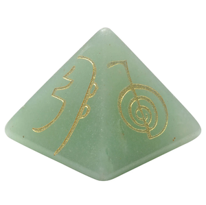 Pyramide usui reiki 7 chakra avec symbole reiki Feng Shui ensemble pierre naturelle guérison usui cristal reiki pierre précieuse en gros - Product Image 4