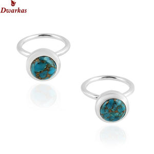 Anillo de dedo apilable de cuarzo rosa de plata de ley S925 de moda estilo caliente al por mayor anillos de regalo de fiesta clásicos - Product Image 3