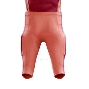 Uniforme à séchage rapide confortable de football américain d'uniforme de football américain de couleur simple différente de style - Product Image 6