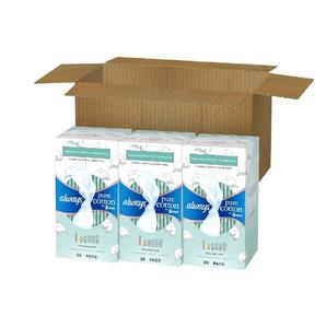 Always Pure Cotton Feminine Pads Taille 1 avec Flexfoam et ailes pour femmes Doux et absorbant Vente en gros pas cher aujourd'hui - Product Image 6