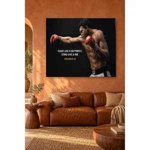 Fida Muhammad Ali Float Like a Butterfly Boxer Impression sur toile - Product Image 2