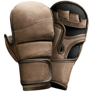 Gants de boxe vintage rétro, équipement de protection des mains, gants de boxe de qualité supérieure en cuir PU, gants d'entraînement pour les arts martiaux - Product Image 1