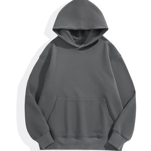 Sweat-shirts à capuche unisexes en molleton 100% coton de haute qualité, coupe ample, avec poche, tissu doux et chaud, confortables et élégants - Product Image 3