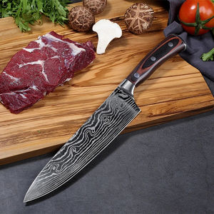 Cuchillo de Chef con Hoja de Acero Damasco Láser, Cuchillo de Cocina de Acero Inoxidable - Product Image 3