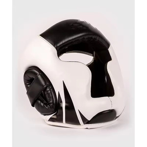 Protectores de cabeza de boxeo de entrenamiento profesional Unisex protección de cabeza de artes marciales de cuero de alta calidad cascos de boxeo con logotipo personalizado - Product Image 6