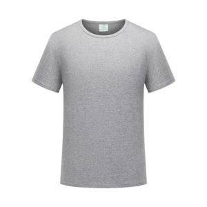 Cuello redondo barato 180gsm Modal camisetas Casual liso en blanco Color puro hombres camiseta logotipo personalizado impreso camiseta para hombres - Product Image 2