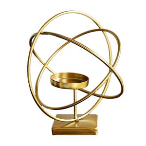 <b>Top</b> Quality Gold Metal Candle Holder Iron Cheap Decorative Candlestick for Home Decoration Candle Light Mold - Product Image 1