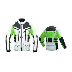 Vêtements de sport coupe-vent tous temps homologués CE pour hommes Veste textile de moto personnalisée Collection de vêtements de protection pour la course automobile - Product Image 4