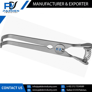 Pince DeBakey Satinsky en acier inoxydable réutilisable de qualité supérieure, instrument chirurgical manuel, certifié CE, garantie 1 an - Product Image 3